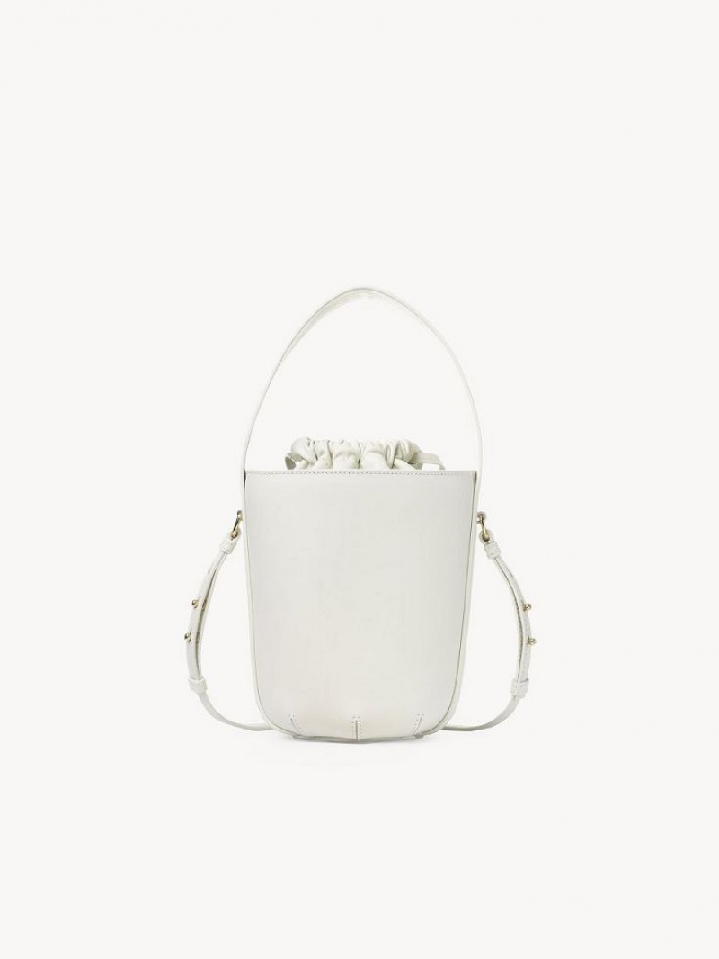 Chloe Sense Bucket Crossbody Veske Hvite | CHE-SR13529