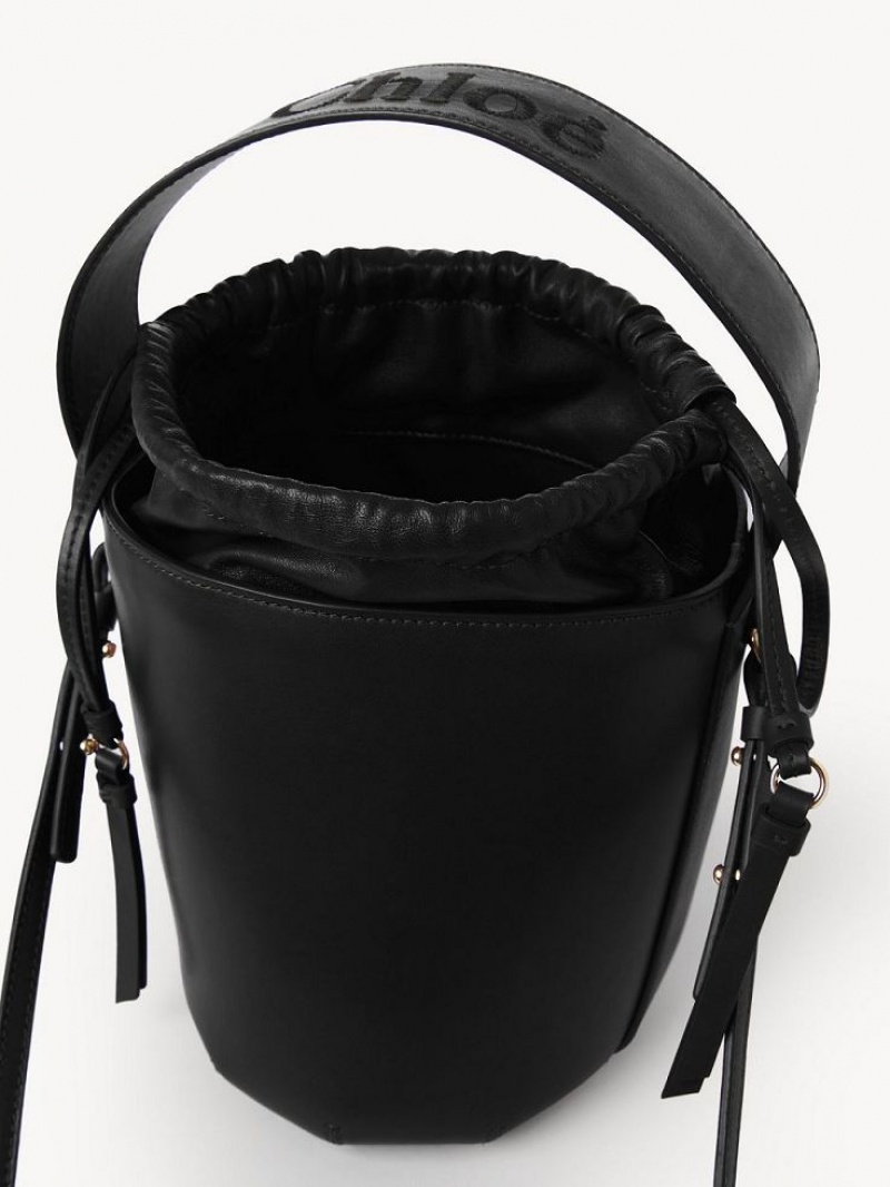 Chloe Sense Bucket Crossbody Veske Svarte | CHE-SR13532