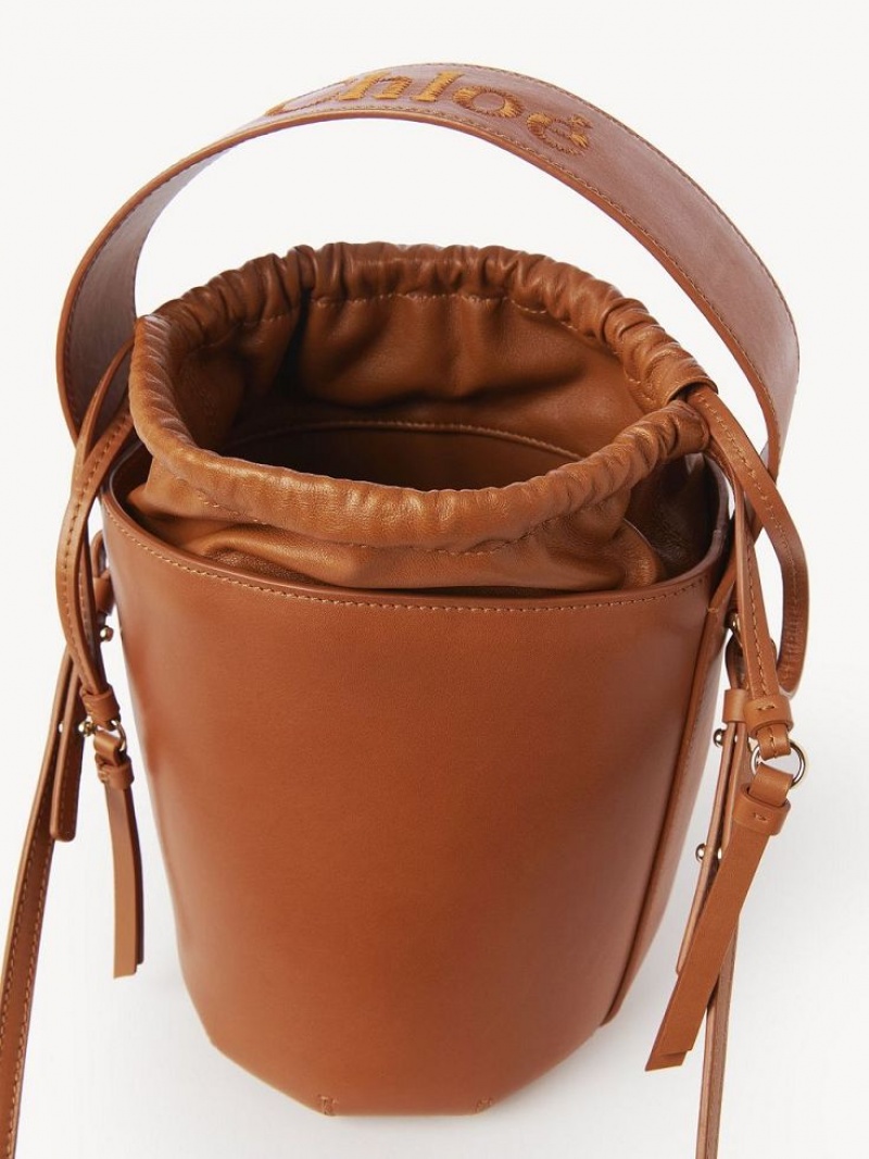 Chloe Sense Bucket Mini Vesker Brune | CHE-SR13701