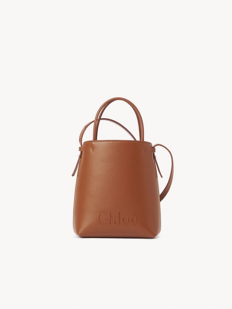 Chloe Sense Micro Skulderveske Brune | CHE-SR13406