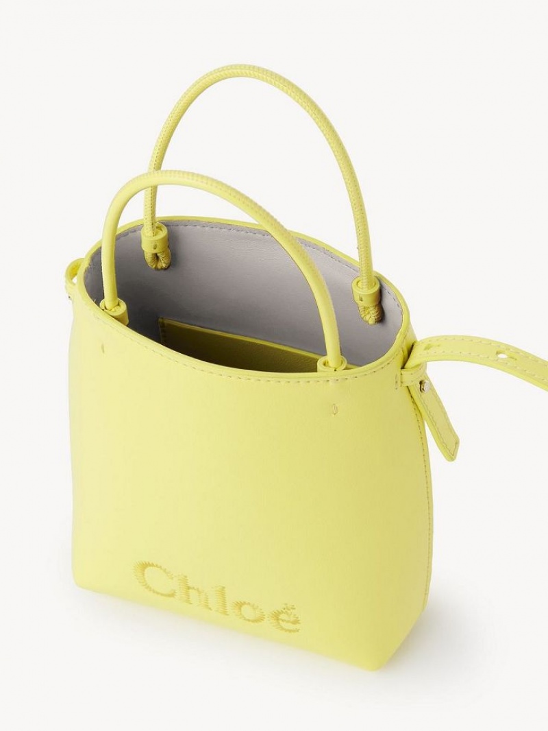 Chloe Sense Micro Skulderveske Gul | CHE-SR13408