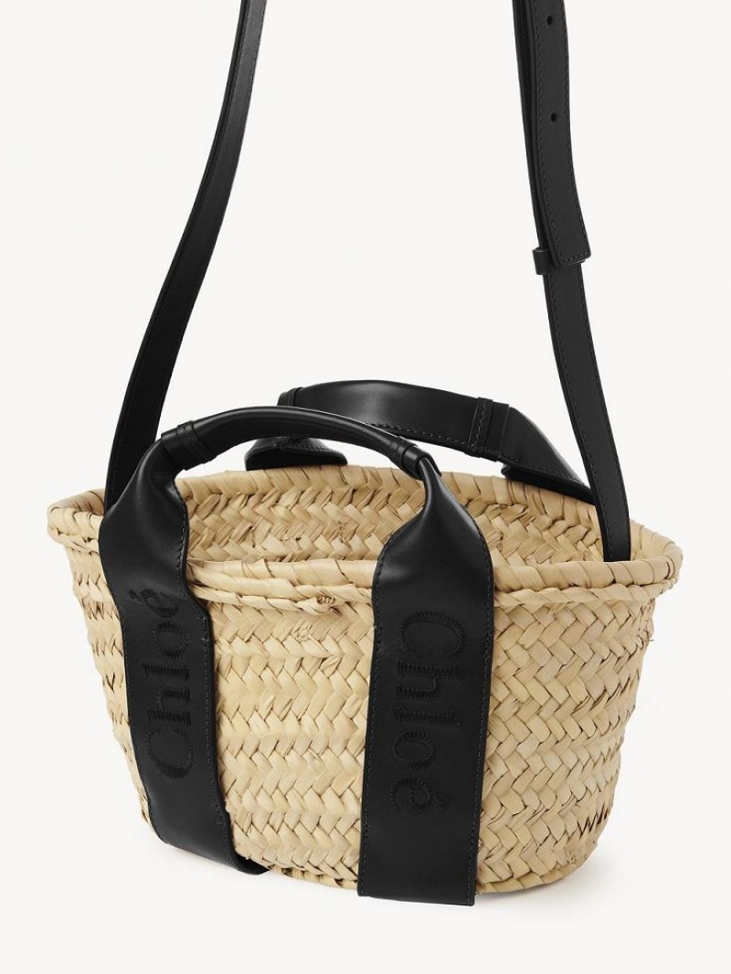 Chloe Sense Small Basket Skulderveske Svarte | CHE-SR13402