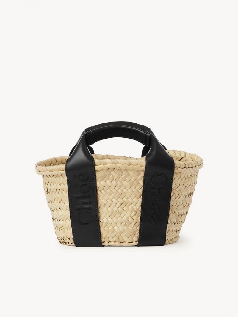 Chloe Sense Small Basket Tote Veske Svarte | CHE-SR13319