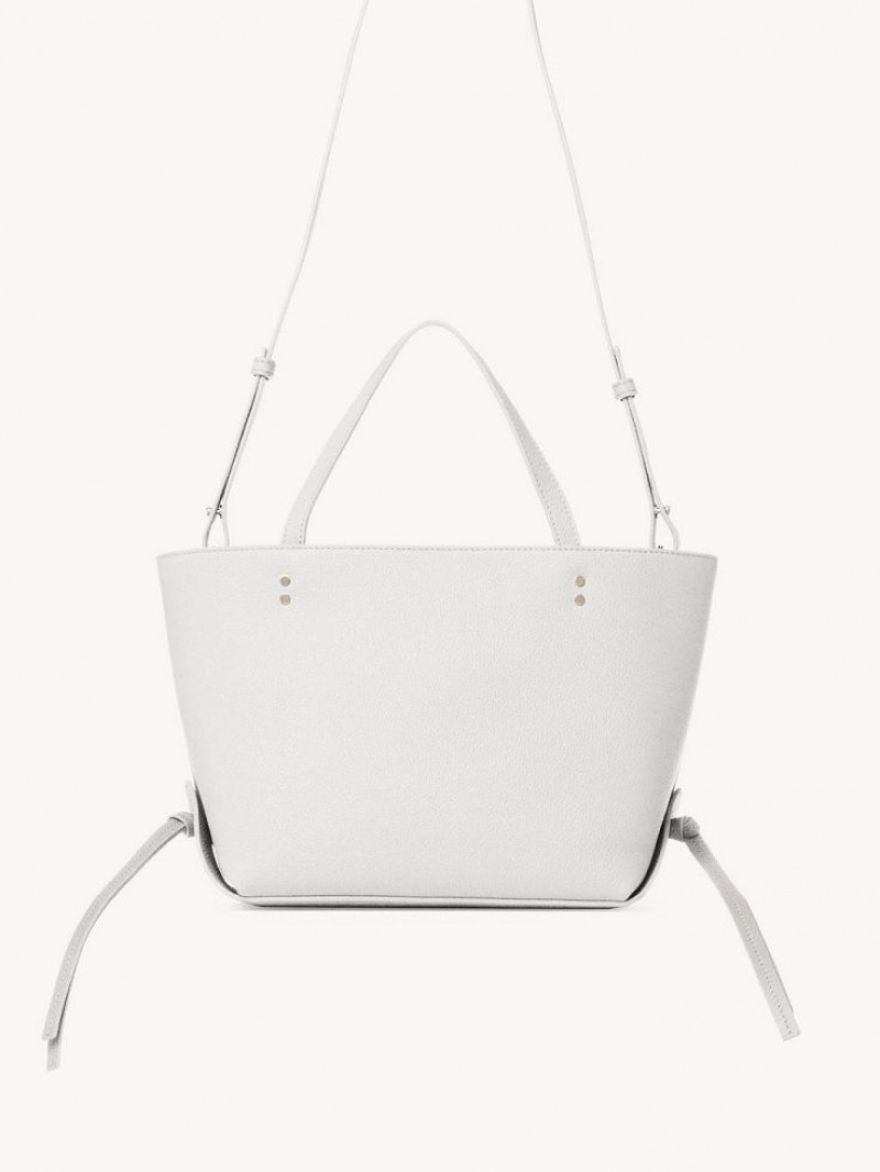 Chloe Sense Small East-west Tote Veske Hvite | CHE-SR13328