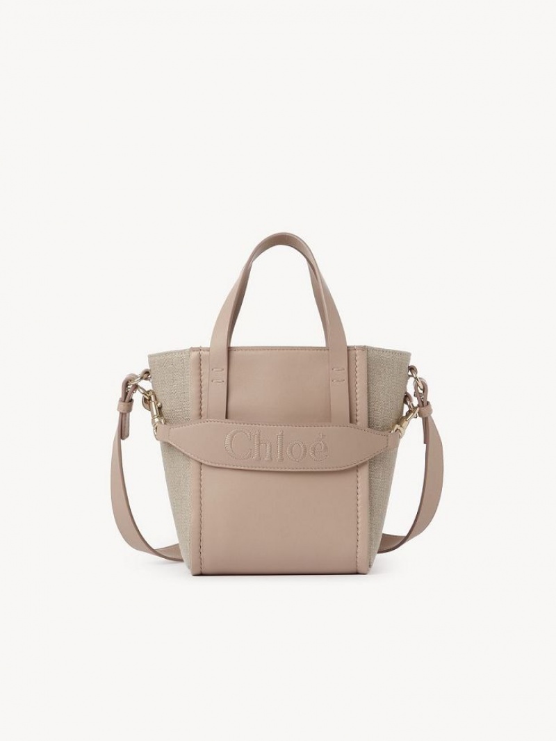 Chloe Sense Small Skulderveske Beige | CHE-SR13418