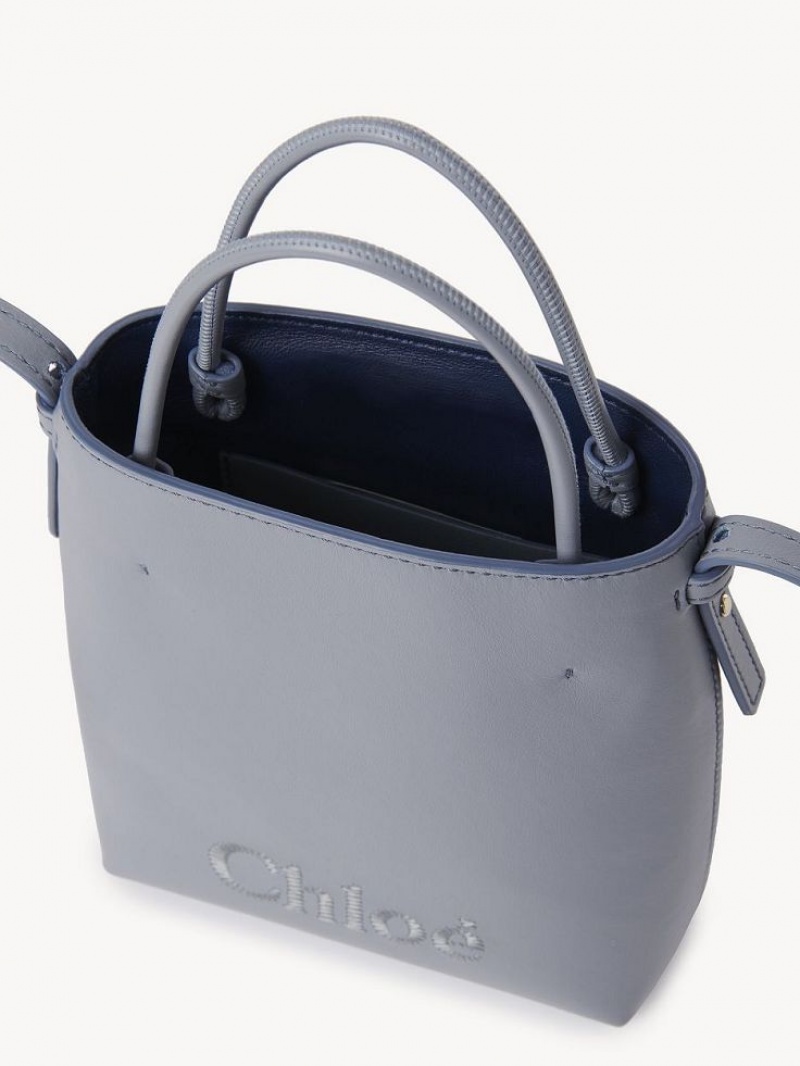 Chloe Sense Tote Mini Vesker Blå | CHE-SR13733