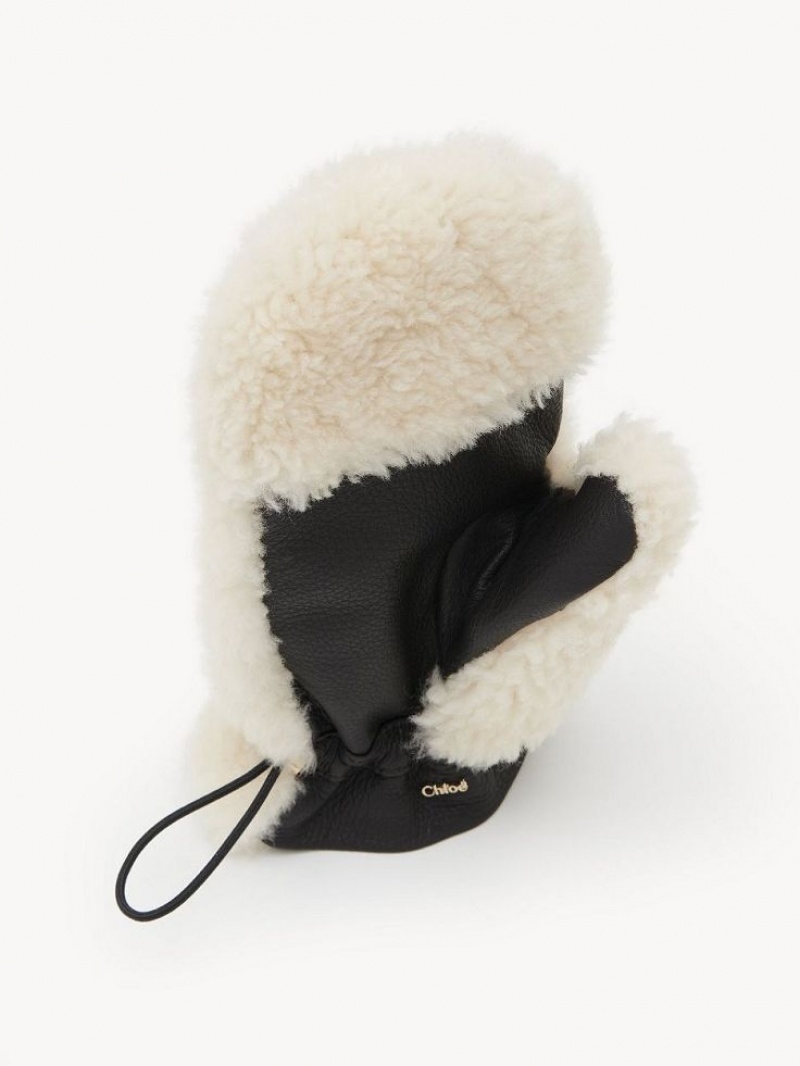 Chloe Shearling Mittens Hatt Sjokolade | CHE-SR14478