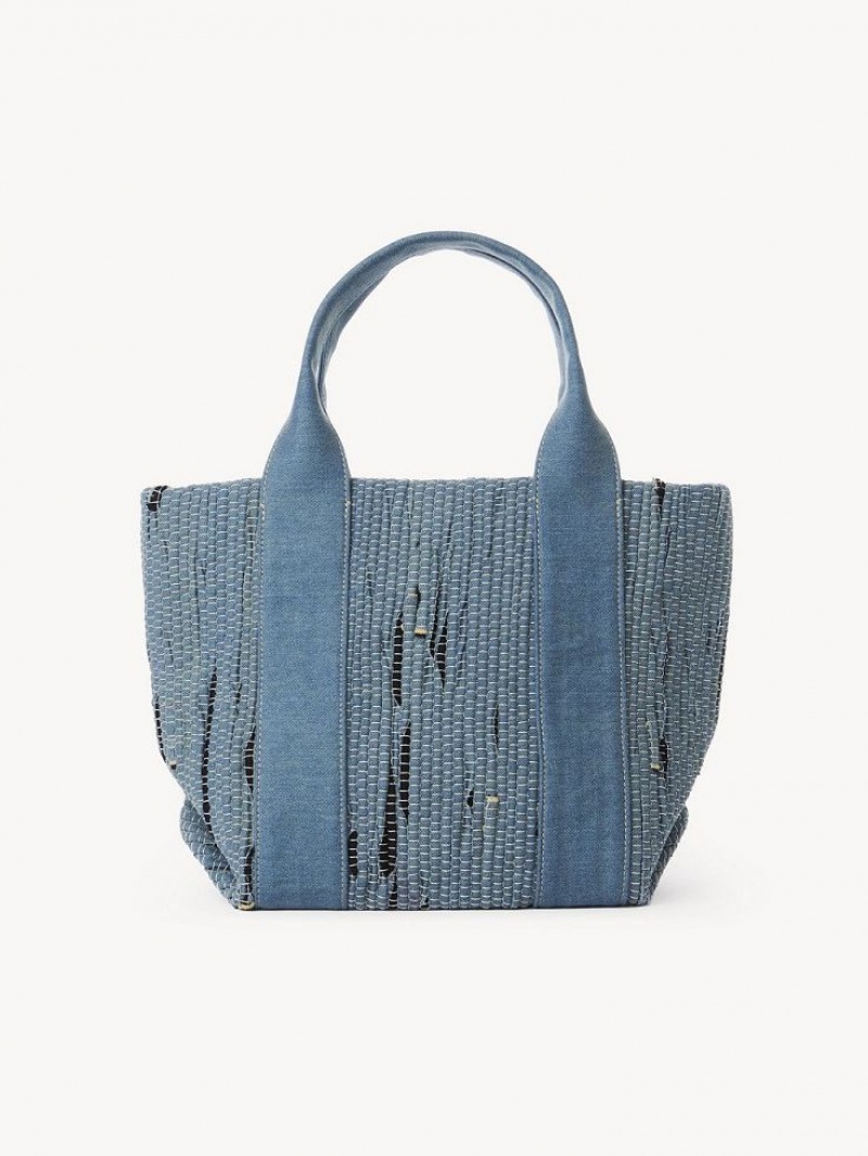 Chloe Small Laetizia Tote Veske Blå | CHE-SR14709