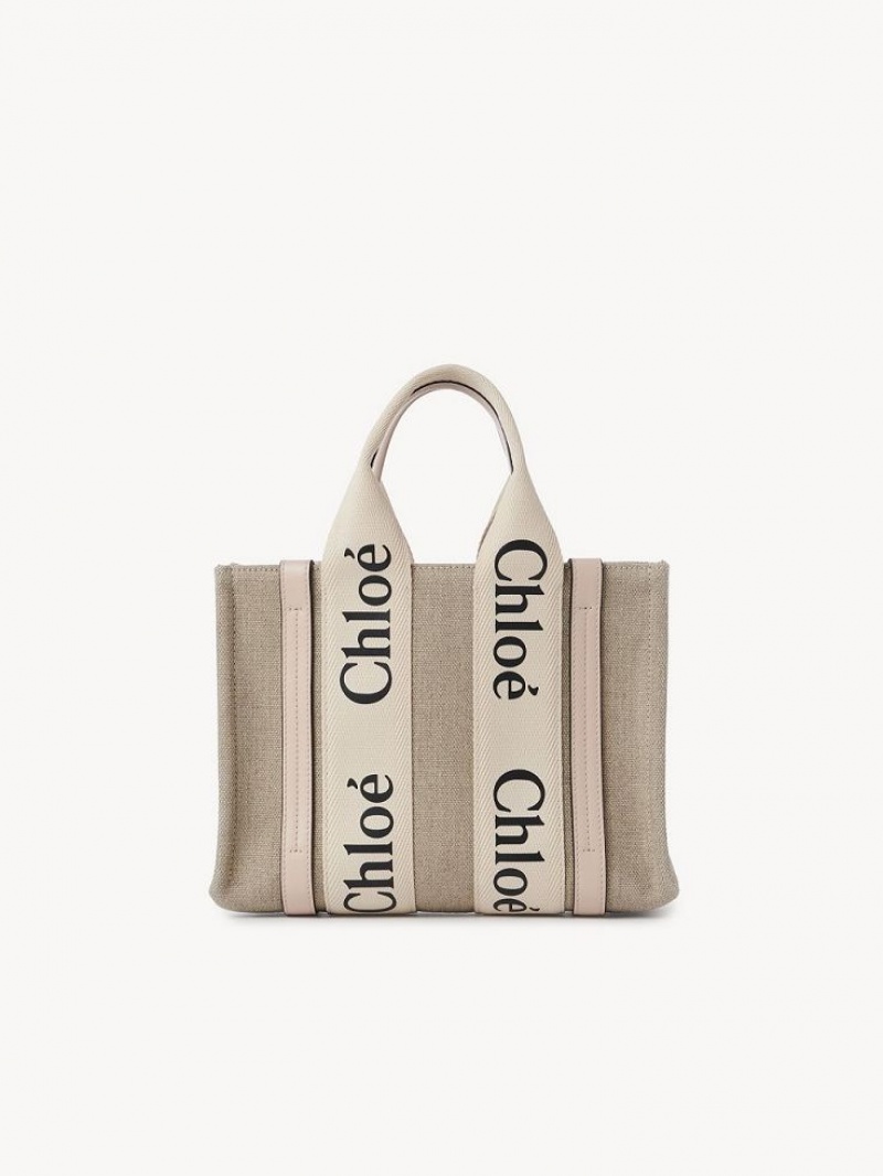 Chloe Small Woody Tote Veske Rosa | CHE-SR13392