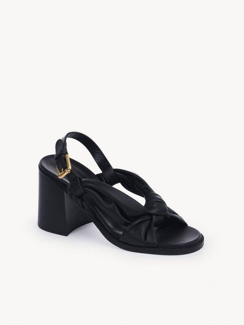 Chloe Spender Sandaler Svarte | CHE-SR14821