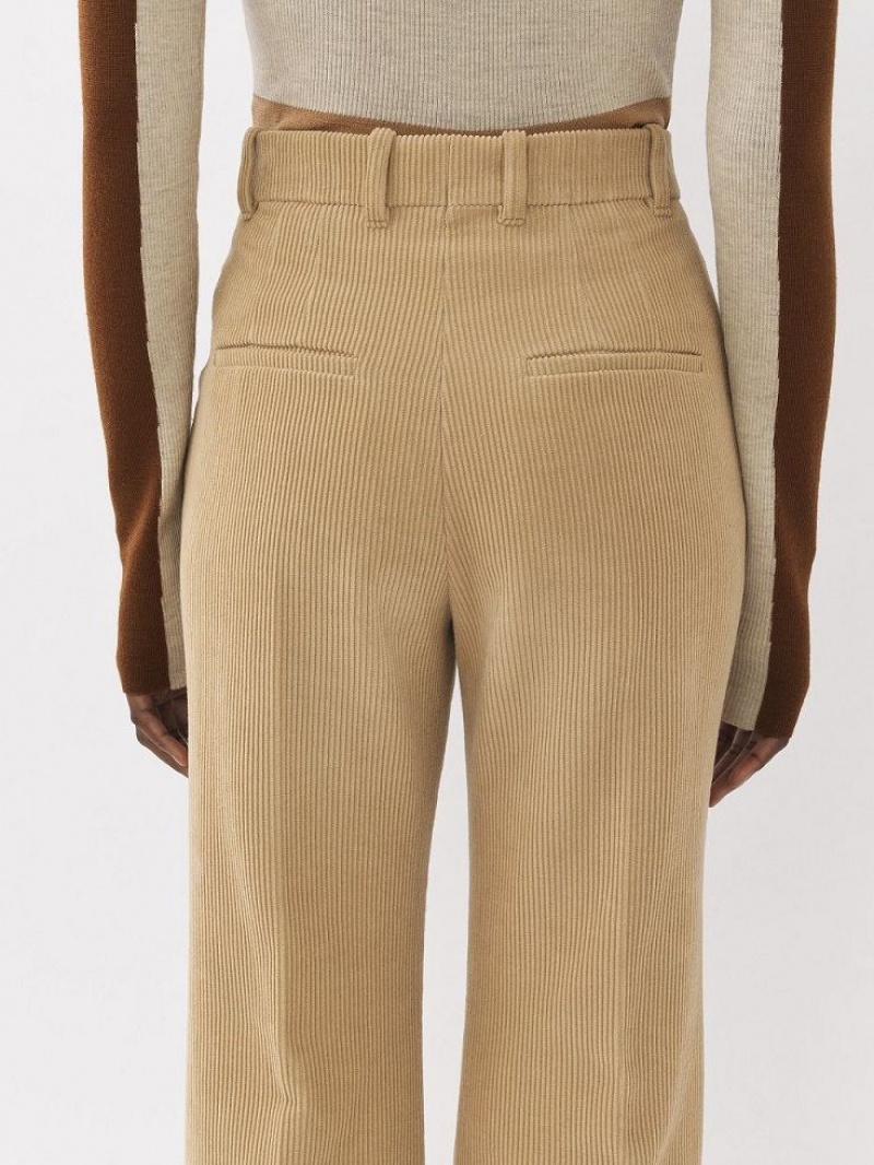 Chloe Tailored Bukse Beige | CHE-SR14014