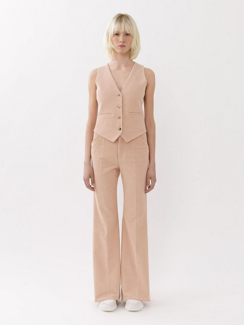 Chloe Tailored Bukse Rosa | CHE-SR14005