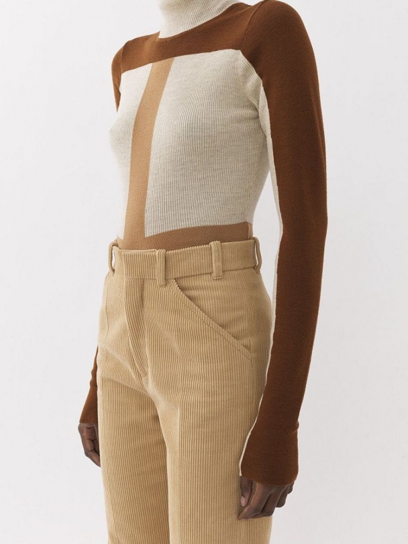 Chloe Tailored Drakter Beige | CHE-SR14068