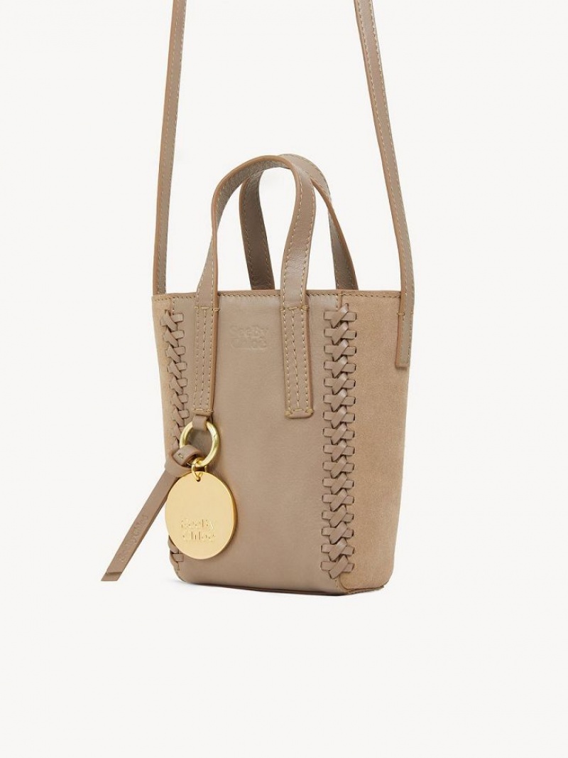 Chloe Tilda Mini Tote Veske Grå | CHE-SR14707