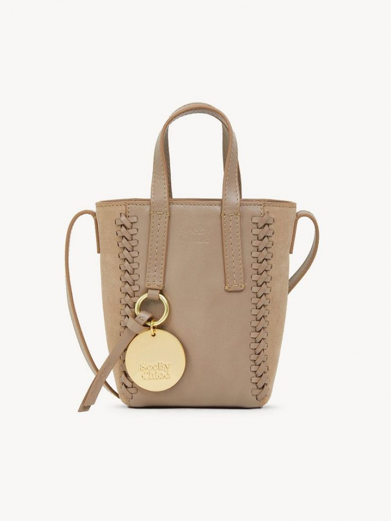 Chloe Tilda Mini Tote Veske Grå | CHE-SR14707