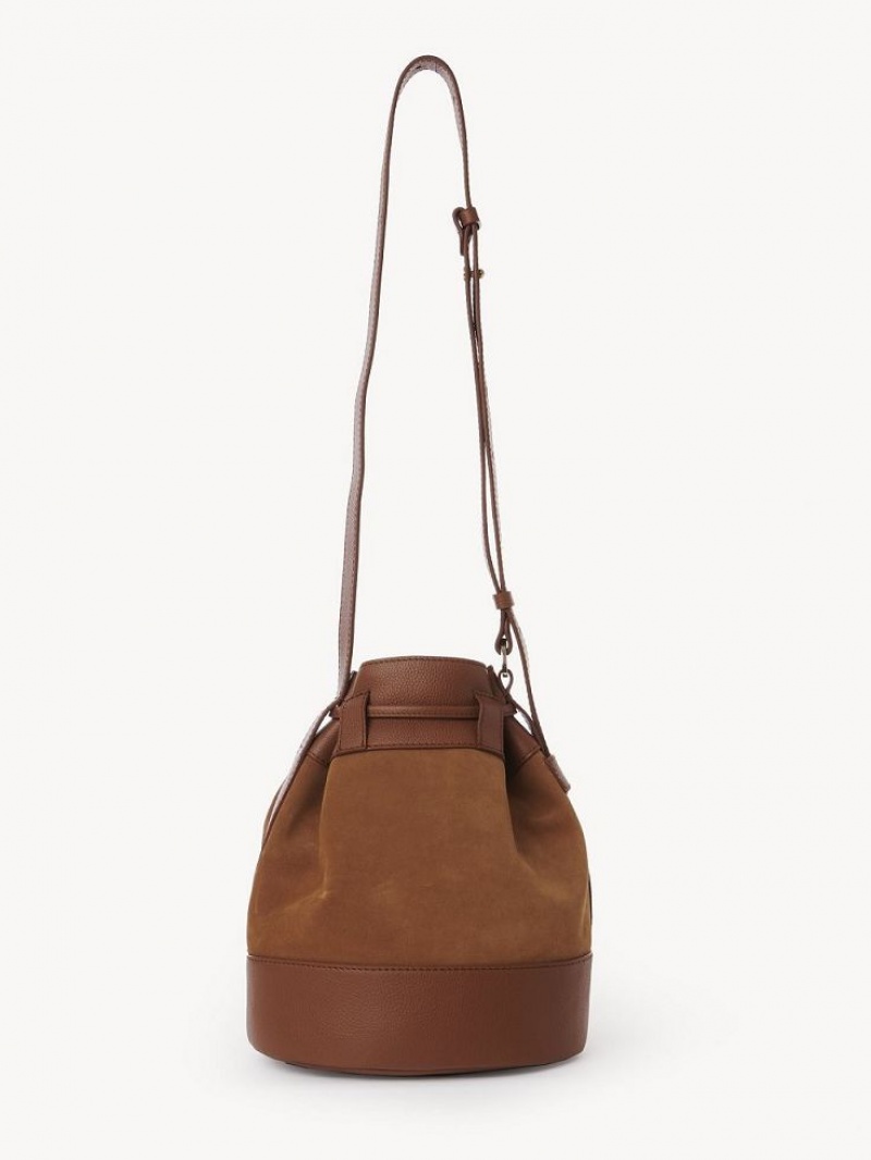 Chloe Vicki Bucket Mini Vesker Brune | CHE-SR14737