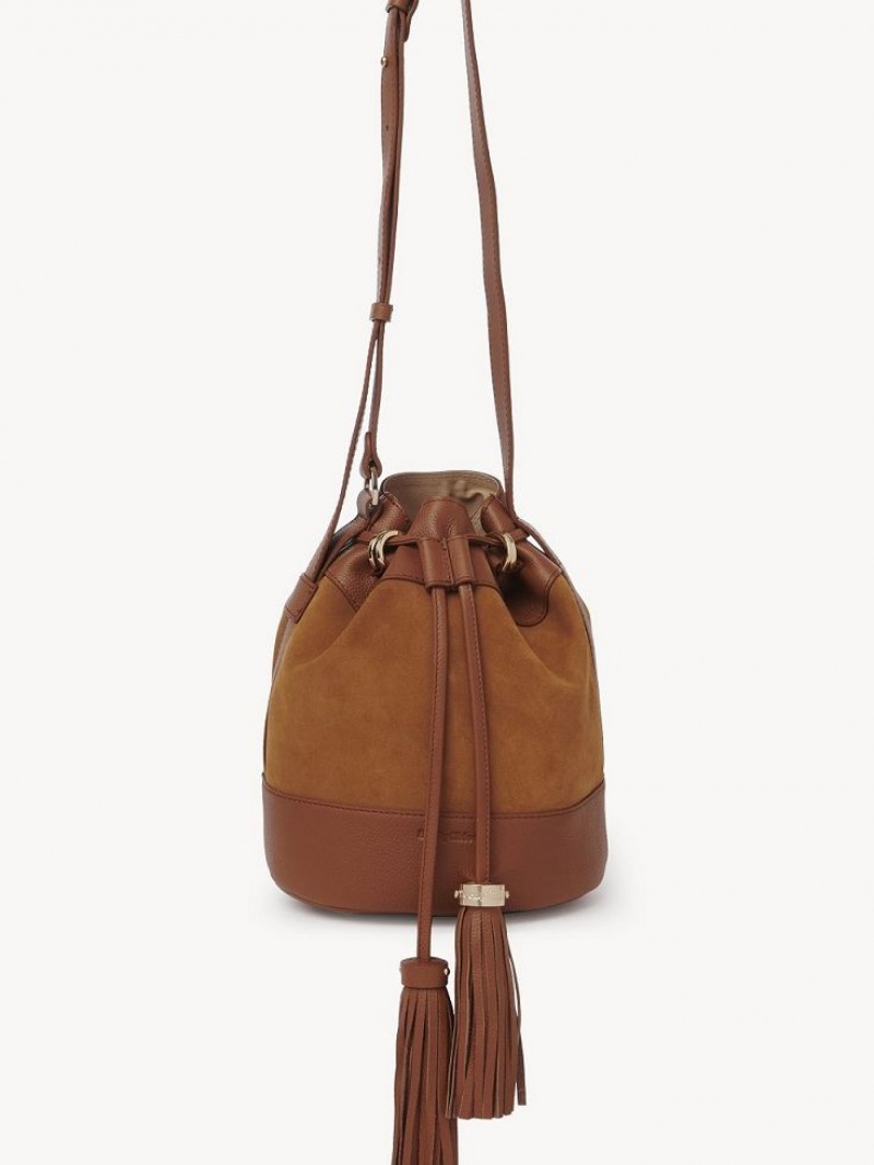 Chloe Vicki Bucket Mini Vesker Brune | CHE-SR14737