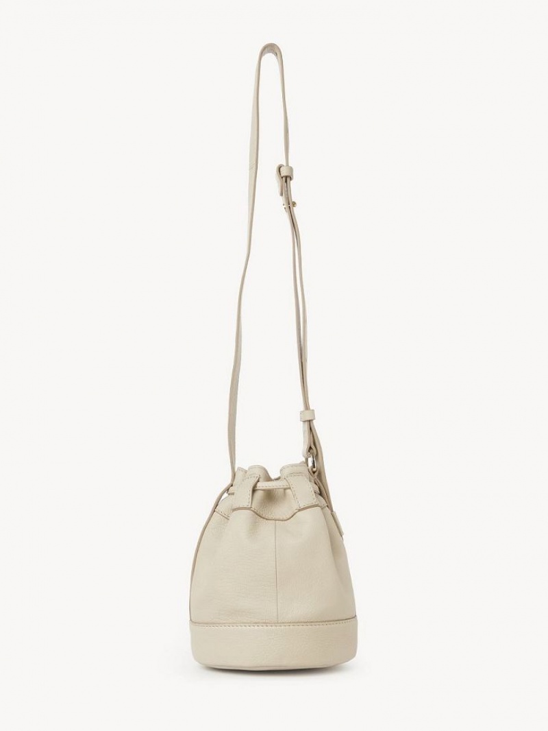 Chloe Vicki Small Bucket Mini Vesker Beige | CHE-SR14749