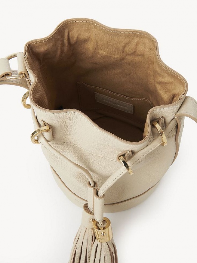 Chloe Vicki Small Bucket Mini Vesker Beige | CHE-SR14749