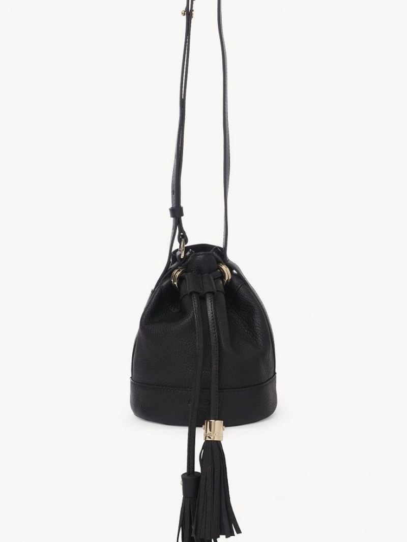 Chloe Vicki Small Bucket Mini Vesker Svarte | CHE-SR14727