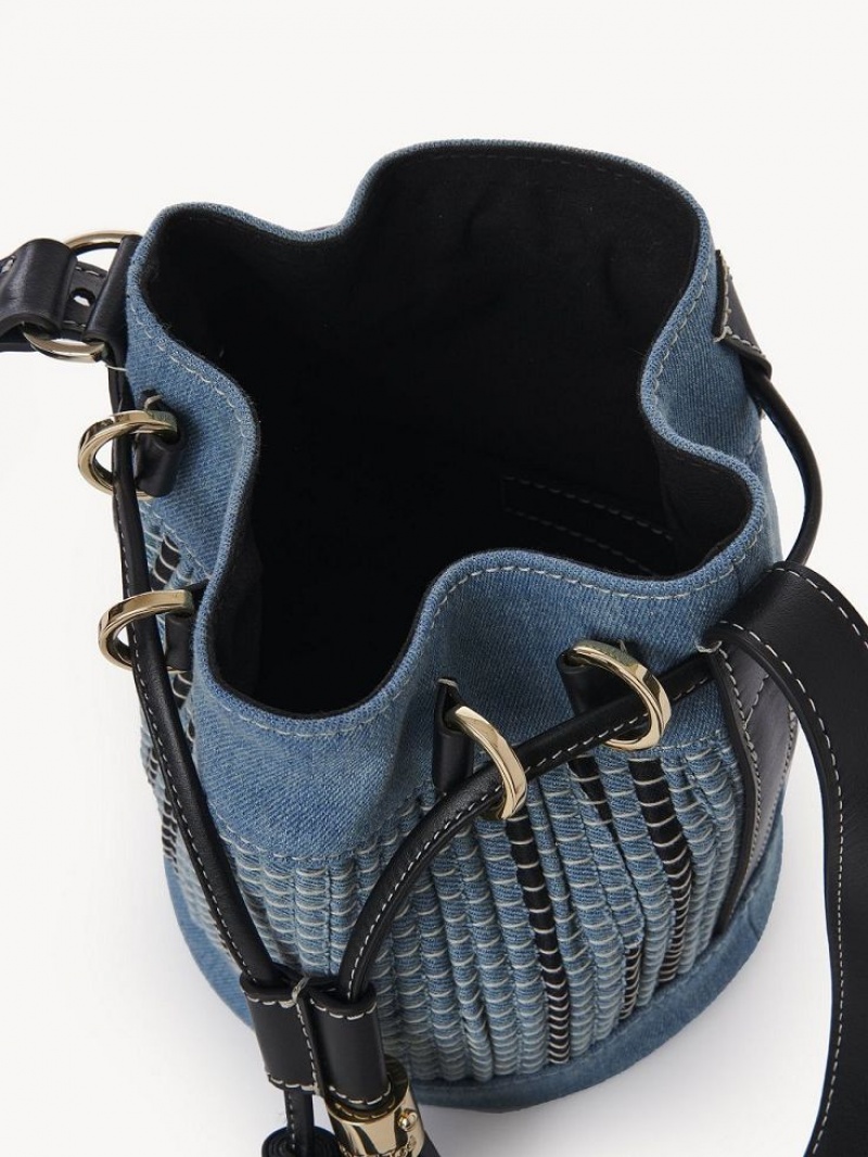 Chloe Vicki Small Bucket Skulderveske Blå | CHE-SR14642