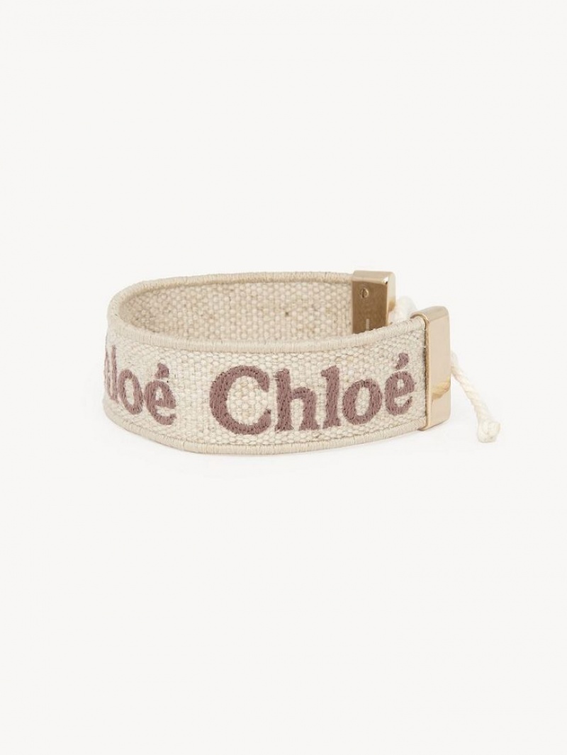 Chloe Woody Armbånder Beige Brune | CHE-SR14446