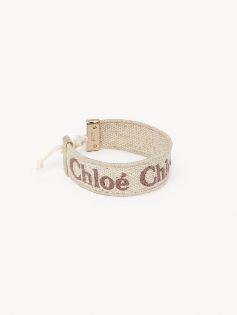 Chloe Woody Armbånder Beige Brune | CHE-SR14446