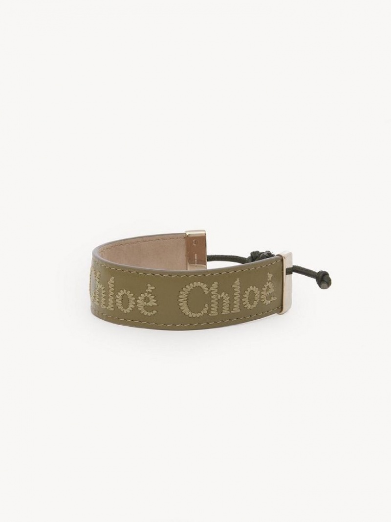 Chloe Woody Armbånder Grønn | CHE-SR14431