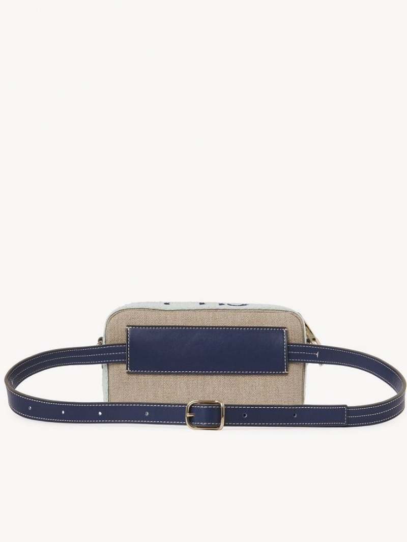 Chloe Woody Belt Crossbody Veske Grønn Blå | CHE-SR13594