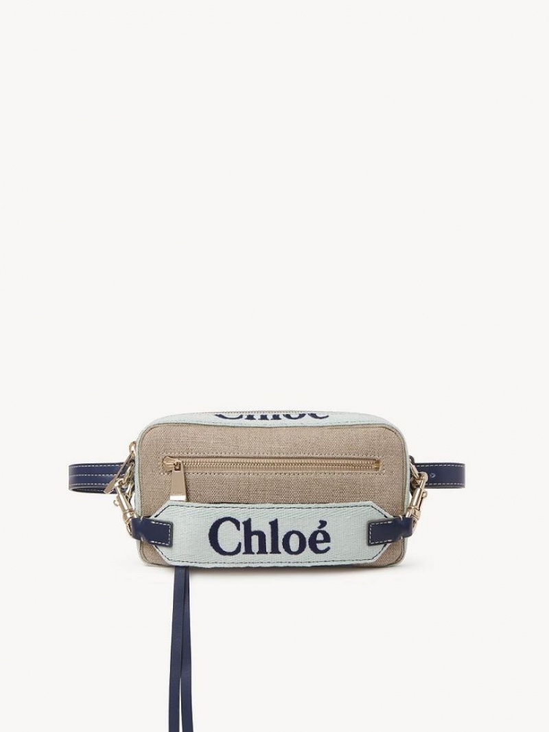 Chloe Woody Belt Crossbody Veske Grønn Blå | CHE-SR13594