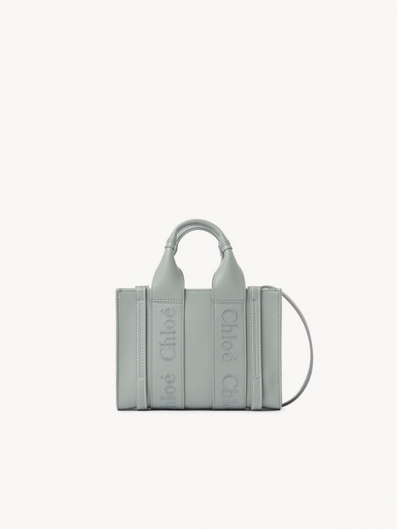 Chloe Woody Tote 1 Mini Vesker Grønn | CHE-SR13697