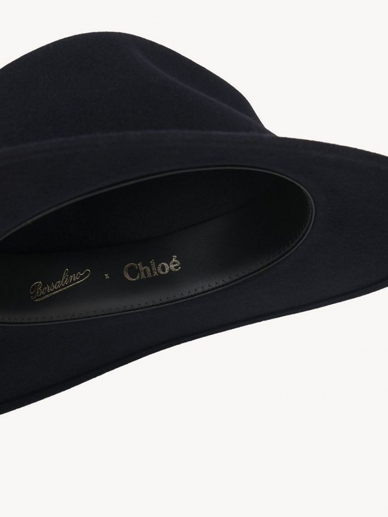 Chloe X Borsalino Steph Hatt Marineblå | CHE-SR14471