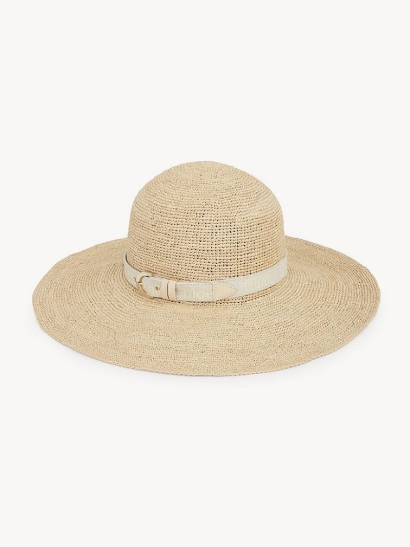 Chloe X Borsalino Woody Hatt Beige | CHE-SR14496